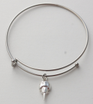 Horseshoe Crab Bracelet - silver