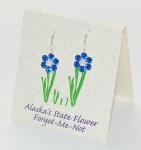 Forget Me Not Earrings - cultured pearl