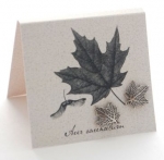 Sugar Maple Leaves - silver