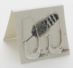 Freebird Natural History Earrings - silver