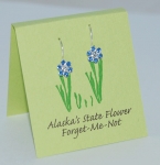 Forget Me Not French Wire Earrings