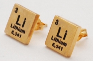 Lithium Elements Earrings - gold