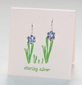 Pretty Petal Earrings - tanzanite