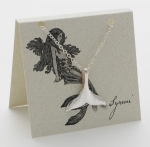 Mermaid Tail Necklace - silver