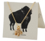 Bison Necklace - gold