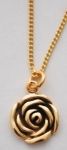 Rose Necklace - gold