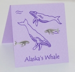 Alaska Whale Earrings