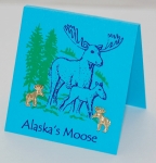 Alaska Moose Earrings - gold