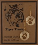 Tiger Track Earrings - gold